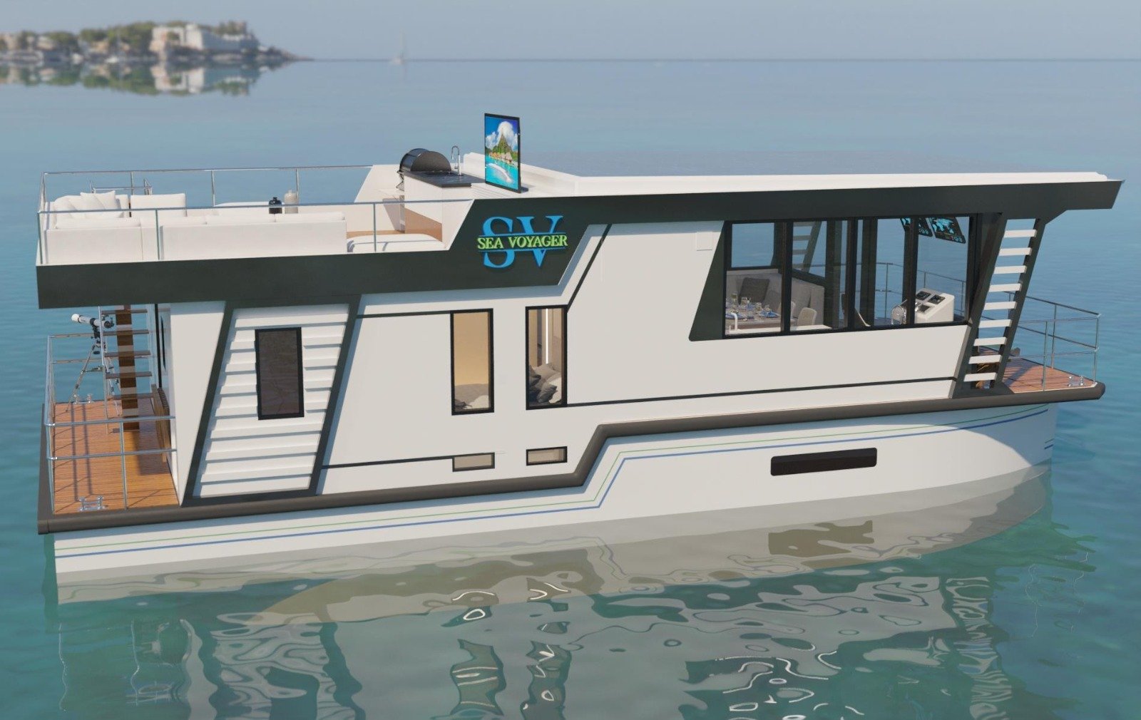 Продам плавсредство в городе Москва, Морской хаусбот Sea Voyager 13 Charter, Строим мечту