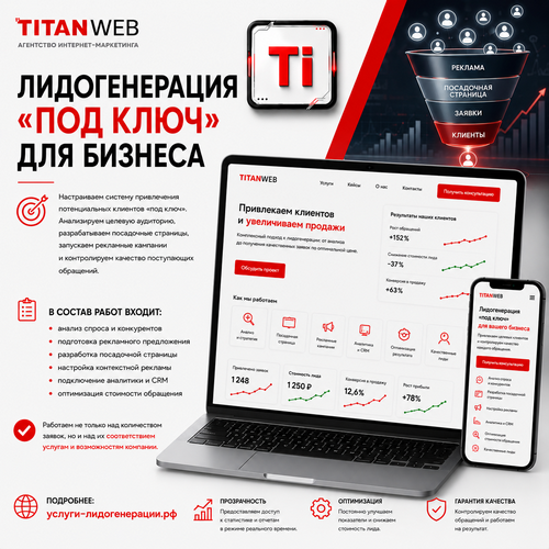 Titan-web.ru в городе Краснодар, Настраиваем систему привлечения потенциальных клиентов