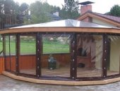 Продам окна в Краснодаре, Дачные шторы, защитные шторы для беседки, шторы для