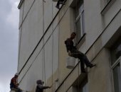 В Новосибирске, Окраска фасадов зданий позволяет полностью изменить их внешний