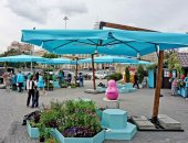 Продам для дачи и сада в Краснодаре, Зонт с боковой стойкой 3х3 м усиленный усиленный