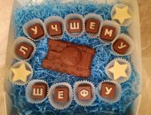 Продам десерты в Балашихе, Шоколад ручной работы, Принимаю заказы на наборы, Надпись